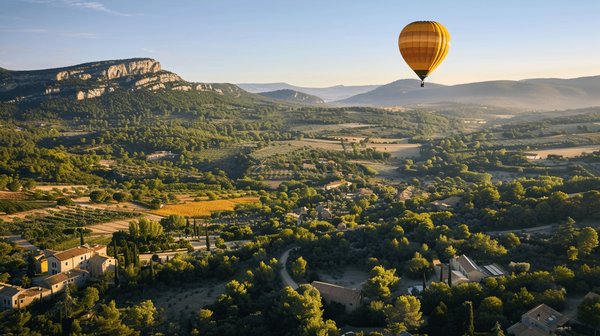 Peut-on trouver une maison de vacances en Provence avec des cours de cuisine et des excursions en montgolfière ?